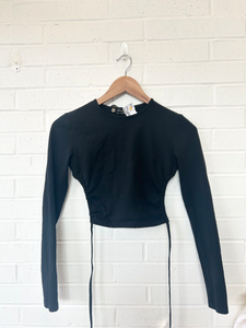 White Fox Long Sleeve Top Size Small