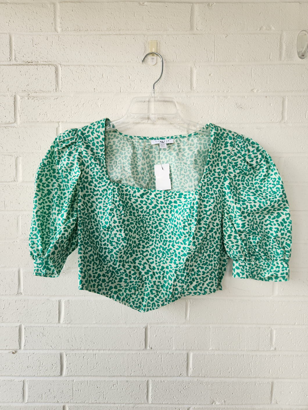 Topshop Short Sleeve Top Size Medium