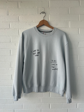Load image into Gallery viewer, Denim &amp; Flower Sweatshirt Size Large
