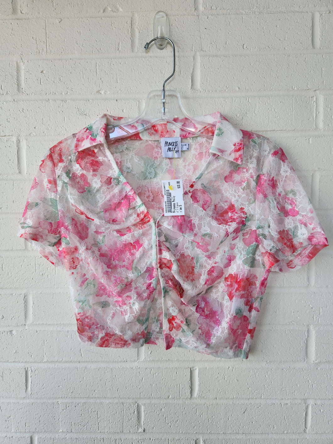 Princess Polly Short Sleeve Top Size Small