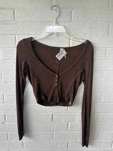 Out From Under Long Sleeve Top Size Small