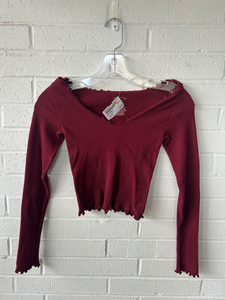 Free People Long Sleeve Top Size Extra Small